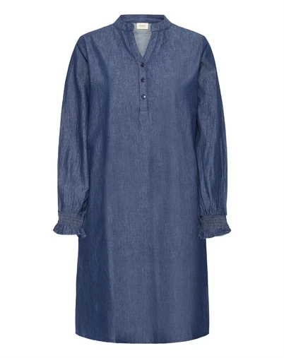 Fransa - FRLarissa 4 Kjole - Mid Blue Denim 